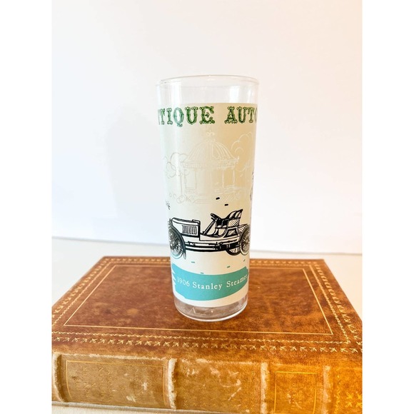 Vintage auto car highball glasses - Picture 2 of 6